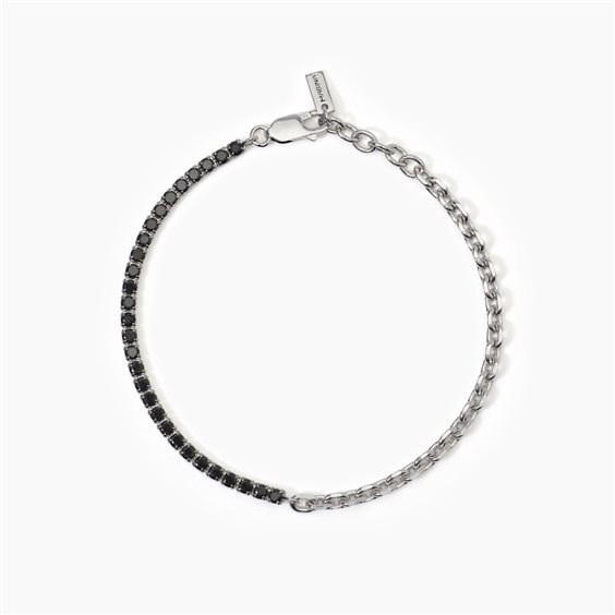 Bracciale Mabina Uomo Twins in Argento Zircone 533819 - 533819